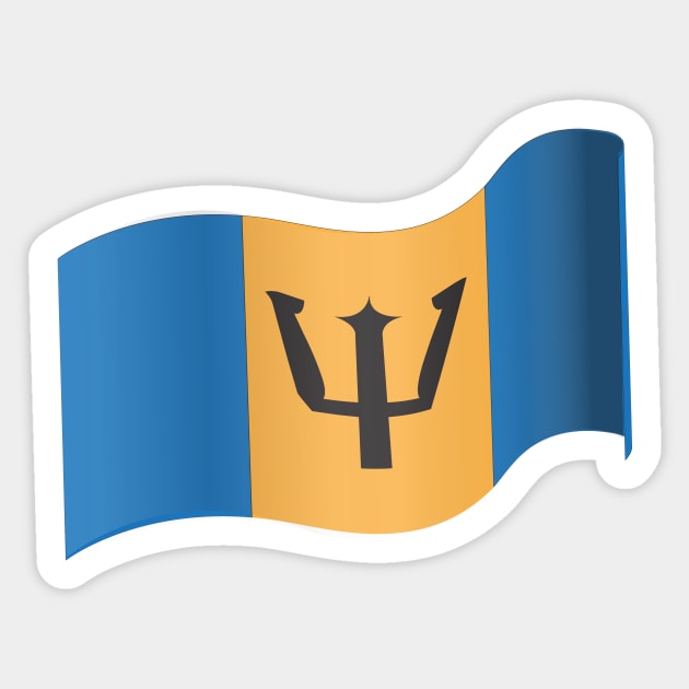 Barbados Sticker by traditionation